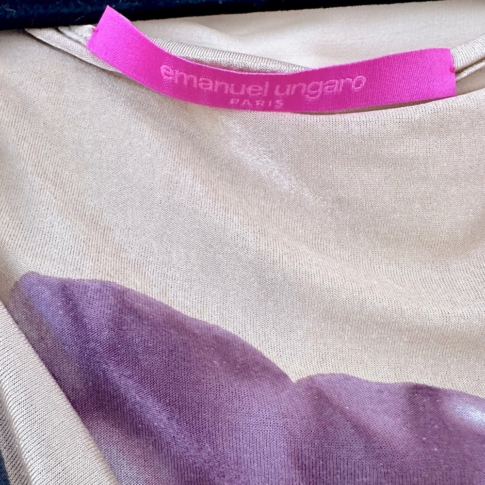 Emanuel Ungaro Viscose Blouse and Shawl. 36 - Picture 4 of 7